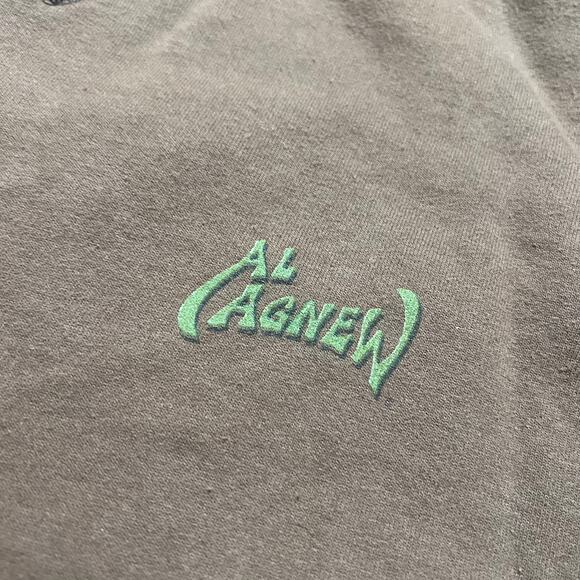 VINTAGE Y2K Al Agnew Bass Pro Graphic Sweatshirt 2007 Cropped Raw Hem Size XL - Picture 3 of 8